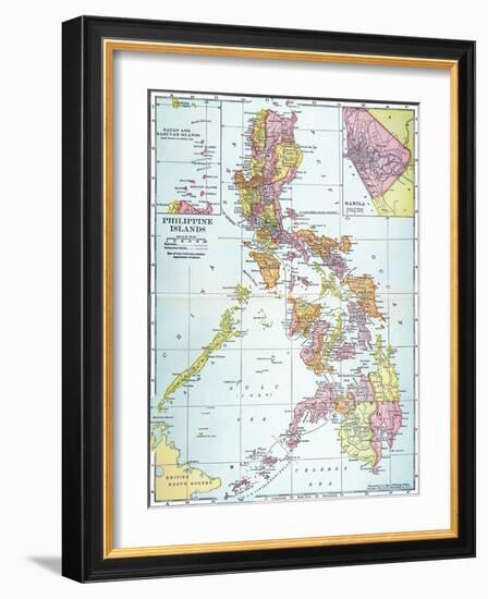 Map: Philippines, 1905-null-Framed Giclee Print