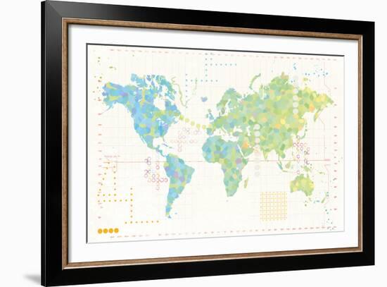 Map Play-Tom Frazier-Framed Giclee Print