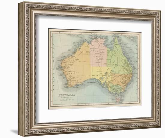 Map Probably Made Soon after 1861-Bartholomew-Framed Photographic Print