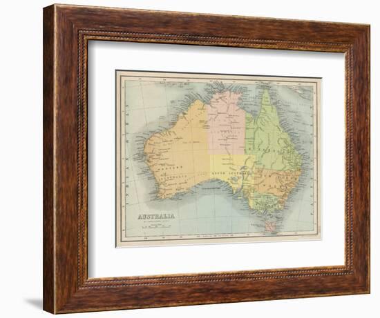 Map Probably Made Soon after 1861-Bartholomew-Framed Photographic Print