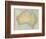 Map Probably Made Soon after 1861-Bartholomew-Framed Photographic Print