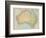 Map Probably Made Soon after 1861-Bartholomew-Framed Photographic Print