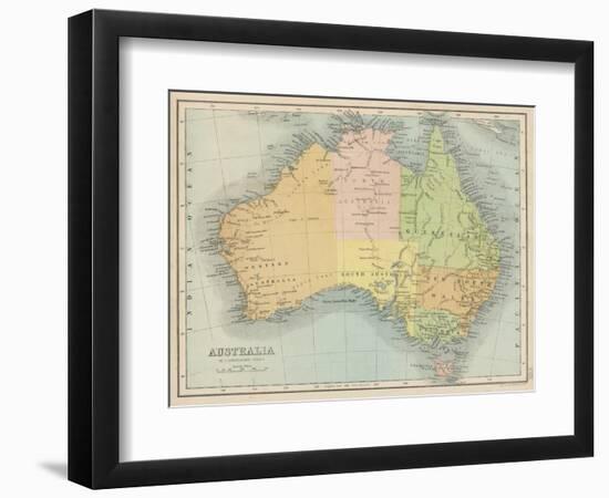 Map Probably Made Soon after 1861-Bartholomew-Framed Photographic Print
