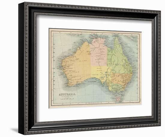 Map Probably Made Soon after 1861-Bartholomew-Framed Photographic Print