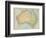 Map Probably Made Soon after 1861-Bartholomew-Framed Photographic Print