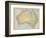 Map Probably Made Soon after 1861-Bartholomew-Framed Photographic Print