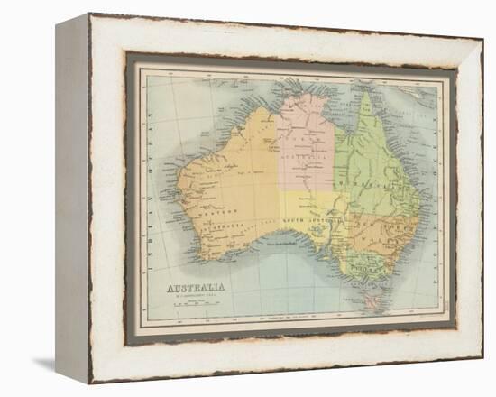 Map Probably Made Soon after 1861-Bartholomew-Framed Premier Image Canvas