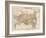 Map, Russia, Siberia C1860-AT Chartier-Framed Art Print