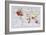 Map Showing the Extent of the British Empire Circa 1880-null-Framed Art Print