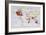 Map Showing the Extent of the British Empire Circa 1880-null-Framed Art Print