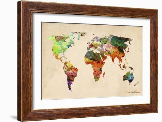 Map-Mark Ashkenazi-Framed Giclee Print