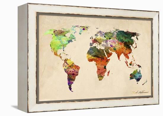 Map-Mark Ashkenazi-Framed Premier Image Canvas