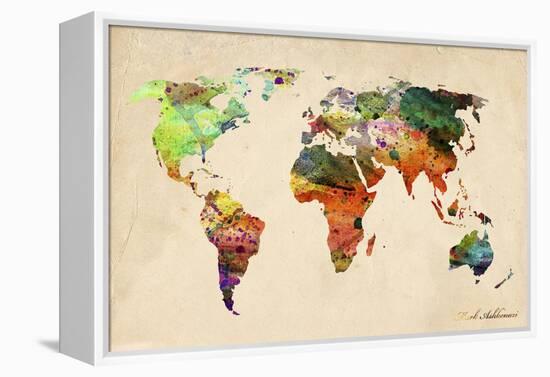 Map-Mark Ashkenazi-Framed Premier Image Canvas