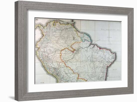 Mapa Geografico de America Meridional, 1799-Juan de la Cruz Cano y Olmedilla-Framed Giclee Print