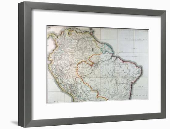 Mapa Geografico de America Meridional, 1799-Juan de la Cruz Cano y Olmedilla-Framed Giclee Print