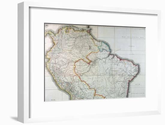 Mapa Geografico de America Meridional, 1799-Juan de la Cruz Cano y Olmedilla-Framed Giclee Print