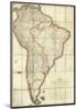 Mapa Geografico de America Meridional, c.1799-Juan De La Cruz Cano Y Olmedilla-Mounted Art Print