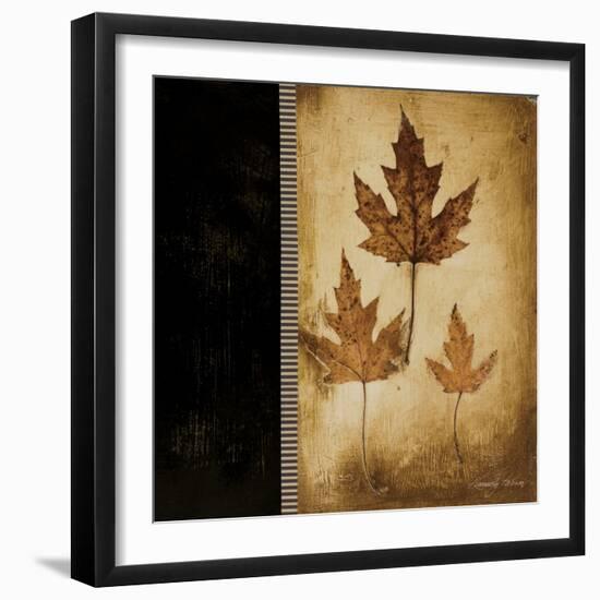 Maple Leaves 3-Kimberly Poloson-Framed Art Print