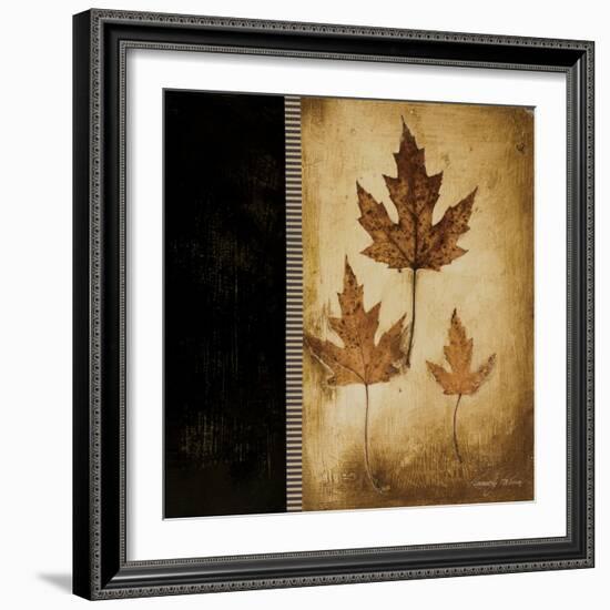 Maple Leaves 3-Kimberly Poloson-Framed Art Print