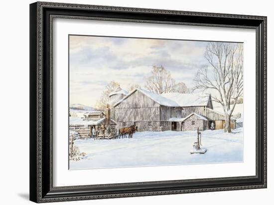 Maple Sugar Time-Jack Wemp-Framed Giclee Print