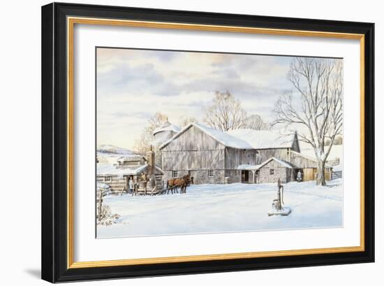 Maple Sugar Time-Jack Wemp-Framed Giclee Print