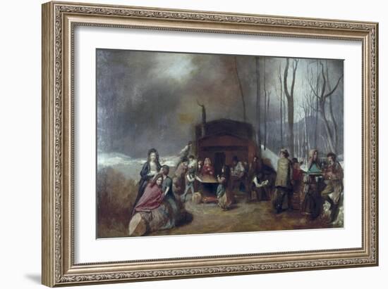 Maple Syrup, C1865-Eastman Johnson-Framed Giclee Print