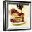 Maple Syrup Pouring over a Stack of Pancakes-Paul Poplis-Framed Photographic Print