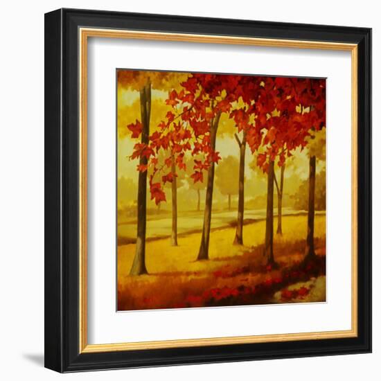 Maples at Dusk I-Graham Reynolds-Framed Art Print