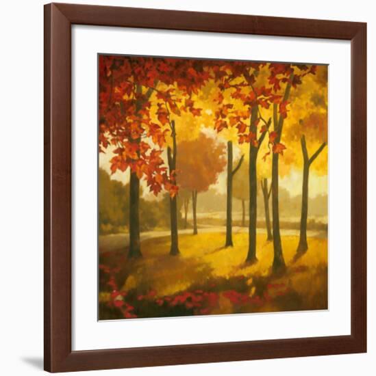 Maples at Dusk II-Graham Reynolds-Framed Art Print