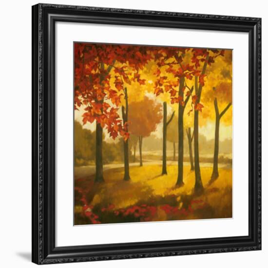 Maples at Dusk II-Graham Reynolds-Framed Art Print