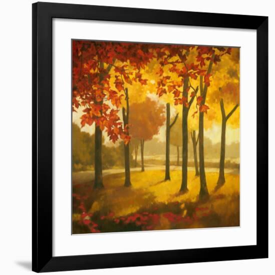 Maples at Dusk II-Graham Reynolds-Framed Art Print