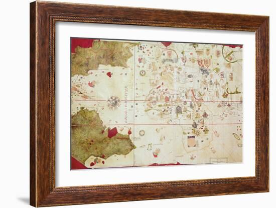 Mappa Mundi, 1502-Juan de la Cosa-Framed Giclee Print