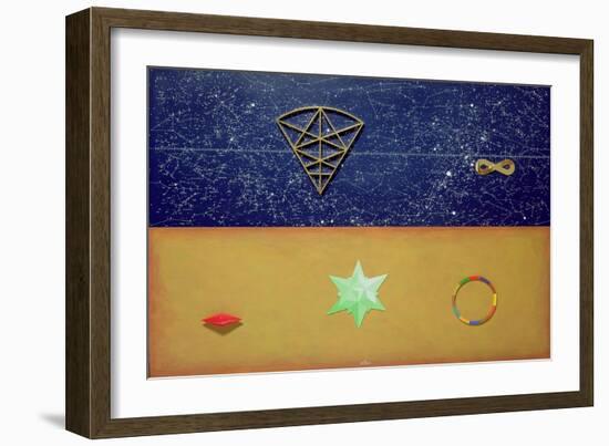 Mappa Stellare-Lucio Del Pezzo-Framed Giclee Print