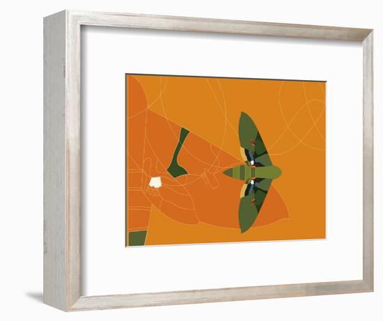 Mapped Out Flight-Belen Mena-Framed Giclee Print