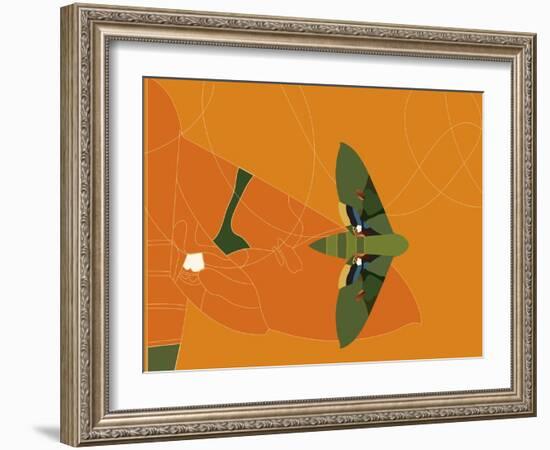 Mapped Out Flight-Belen Mena-Framed Giclee Print