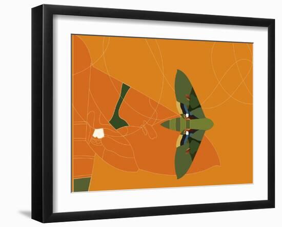 Mapped Out Flight-Belen Mena-Framed Giclee Print