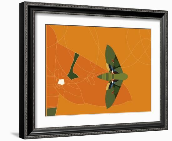 Mapped Out Flight-Belen Mena-Framed Giclee Print