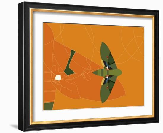 Mapped Out Flight-Belen Mena-Framed Giclee Print