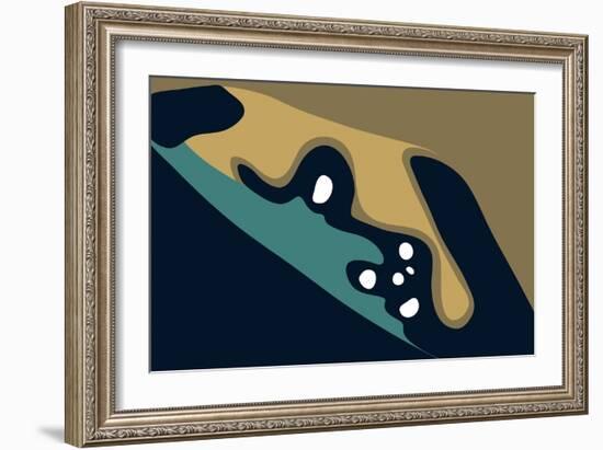 Mapped Terrain-Belen Mena-Framed Giclee Print