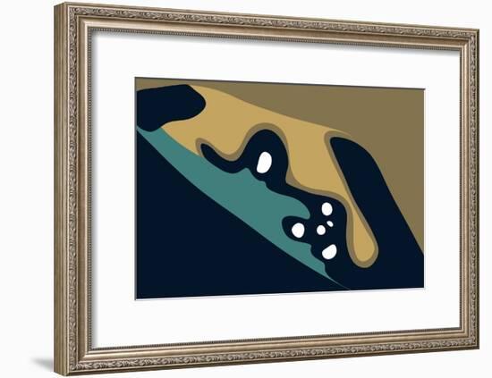 Mapped Terrain-Belen Mena-Framed Giclee Print