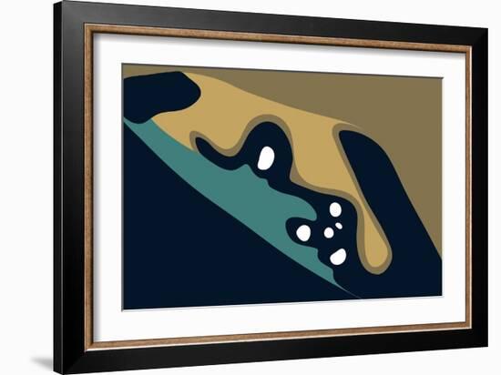 Mapped Terrain-Belen Mena-Framed Giclee Print