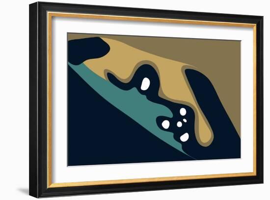 Mapped Terrain-Belen Mena-Framed Giclee Print