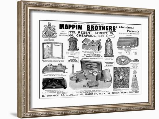 Mappin Brothers Ad, 1895-null-Framed Giclee Print