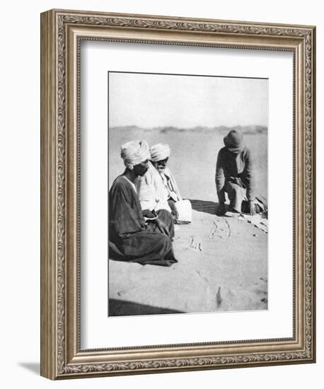 Mapping in the Sand, Halfa to Shellal, Egypt, 1926-Thomas A Glover-Framed Giclee Print