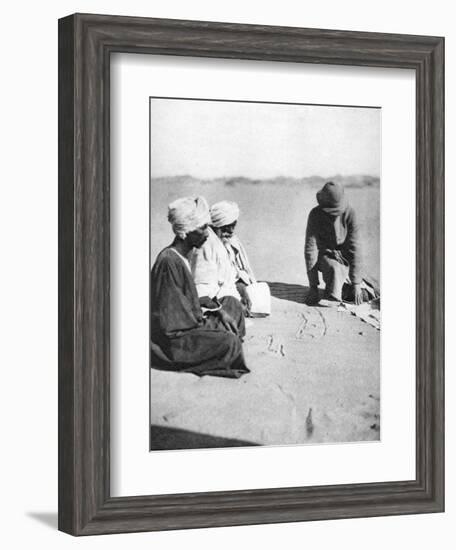 Mapping in the Sand, Halfa to Shellal, Egypt, 1926-Thomas A Glover-Framed Giclee Print