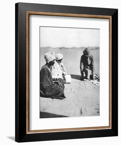 Mapping in the Sand, Halfa to Shellal, Egypt, 1926-Thomas A Glover-Framed Giclee Print