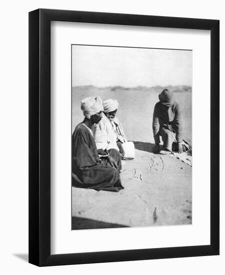 Mapping in the Sand, Halfa to Shellal, Egypt, 1926-Thomas A Glover-Framed Giclee Print