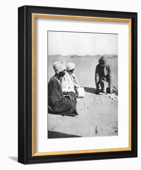 Mapping in the Sand, Halfa to Shellal, Egypt, 1926-Thomas A Glover-Framed Giclee Print