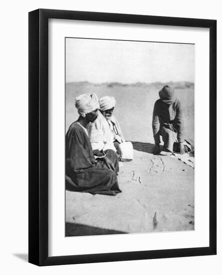 Mapping in the Sand, Halfa to Shellal, Egypt, 1926-Thomas A Glover-Framed Giclee Print