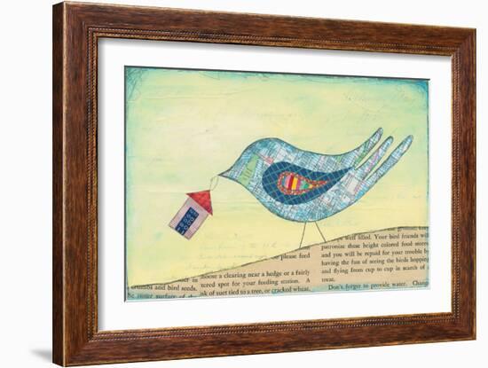 Mapping the Way Home II-Courtney Prahl-Framed Art Print